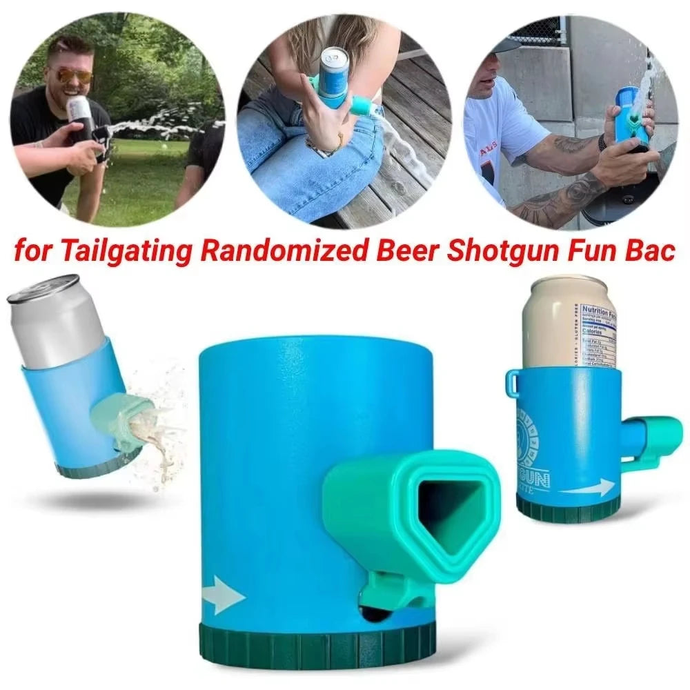 Funny Shotgun Roulette Drinking Game for Randomized Beer Shotgun Fun Wheel Game Beer Party Game for Tailgate BBQ Pregame