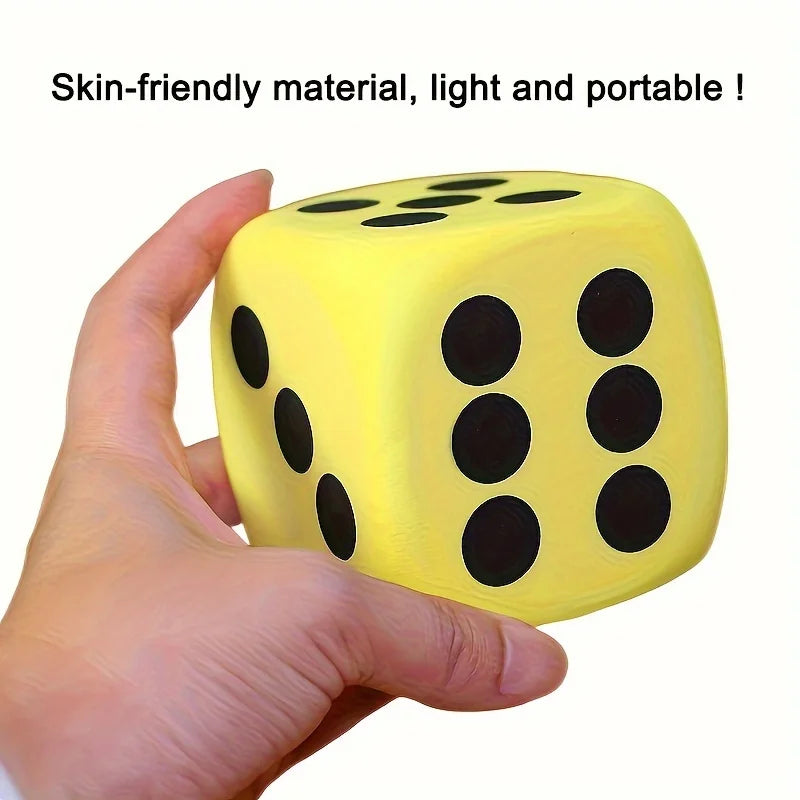 Large Soft Foam Dice Six Sided Premium Board Game Perfect Gift for Birthday Christmas Halloween Holiday Party Game