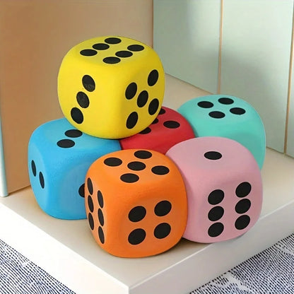 Large Soft Foam Dice Six Sided Premium Board Game Perfect Gift for Birthday Christmas Halloween Holiday Party Game