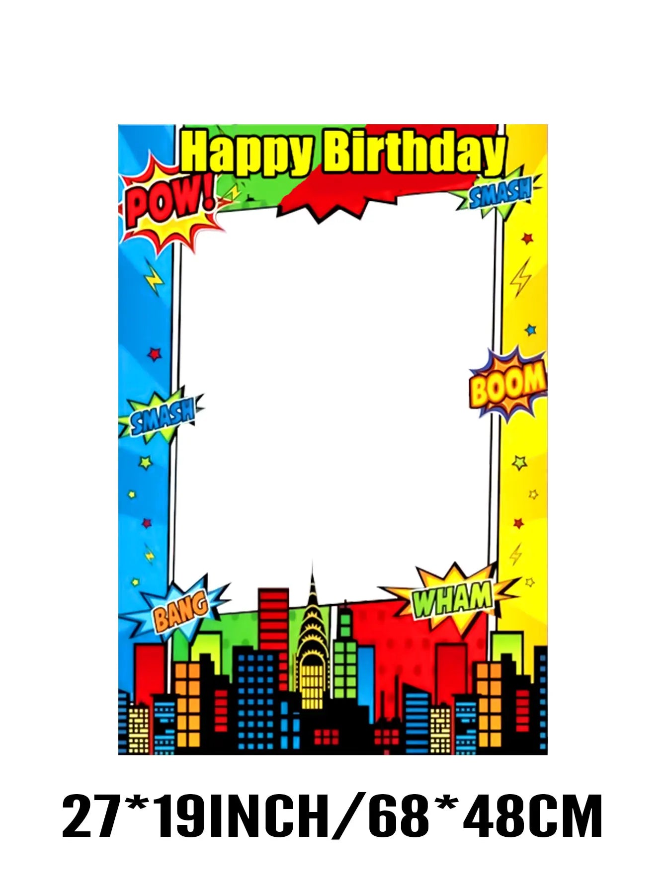 Super Hero Party Supplies Super Hero Birthday Decoration Super Hero Birthday Party Photo Booth Props Frame