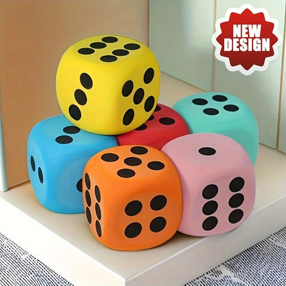 Large Soft Foam Dice Six Sided Premium Board Game Perfect Gift for Birthday Christmas Halloween Holiday Party Game