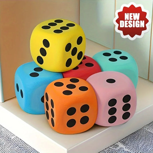 Large Soft Foam Dice Six Sided Premium Board Game Perfect Gift for Birthday Christmas Halloween Holiday Party Game