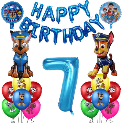 Cartoon Paw Patrol Birthday Party Decoration Paper Tableware Kit Dogs Skye Party Supply Cake Toppers Cups Plates Kids Favors