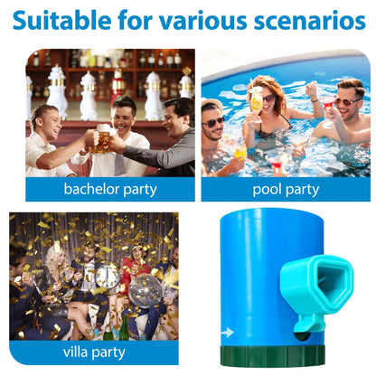 Funny Shotgun Roulette Drinking Game for Randomized Beer Shotgun Fun Wheel Game Beer Party Game for Tailgate BBQ Pregame