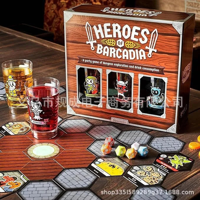 Dungeon Exploration Board Game Drinking Game For Adults Party Travel Fun Bar Gathering Group Game Strategy Game For Friends