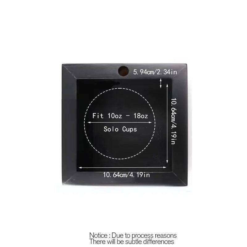 Party cup dispenser Wooden cup holder with pen slot and  Party Cups Organizer Mark Your Cup and Drink Up Home Bar Birthday Party