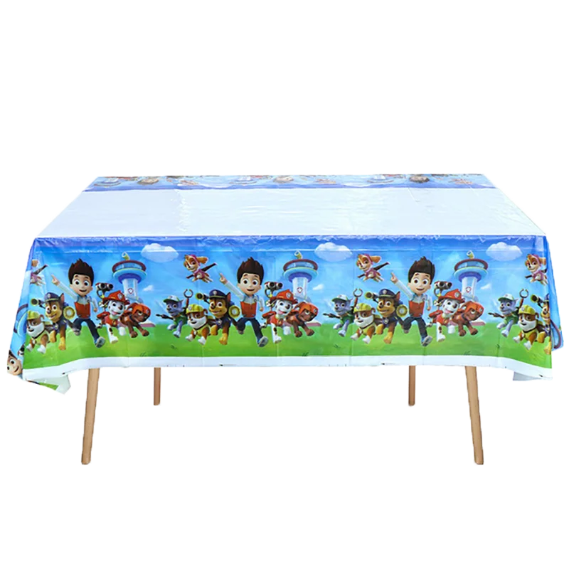 Cartoon Paw Patrol Birthday Party Decoration Paper Tableware Kit Dogs Skye Party Supply Cake Toppers Cups Plates Kids Favors