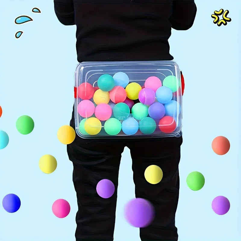 Outdoor Family Party Game - A Ball Box with 30 Colorful Balls, The Perfect Gift for Christmas, Thanksgiving and Halloween