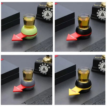 Pointer Shot Spinner Party Game Spin Drinking Game Glass Cup Kit Rotatable Arrow Beer Wine Board Game Table Gifts Entertainment