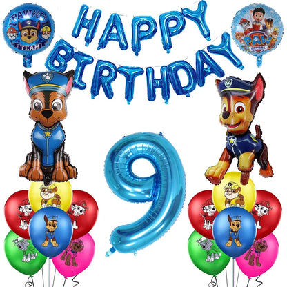 Cartoon Paw Patrol Birthday Party Decoration Paper Tableware Kit Dogs Skye Party Supply Cake Toppers Cups Plates Kids Favors