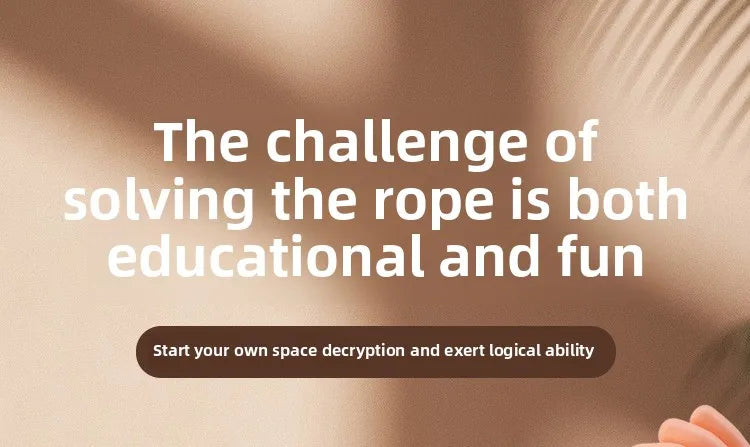 Kids Rope Knots Puzzle Board Game Color Line Twisted Connected Ropes Logic Thinking Table Game Parent Child Interactive Toy