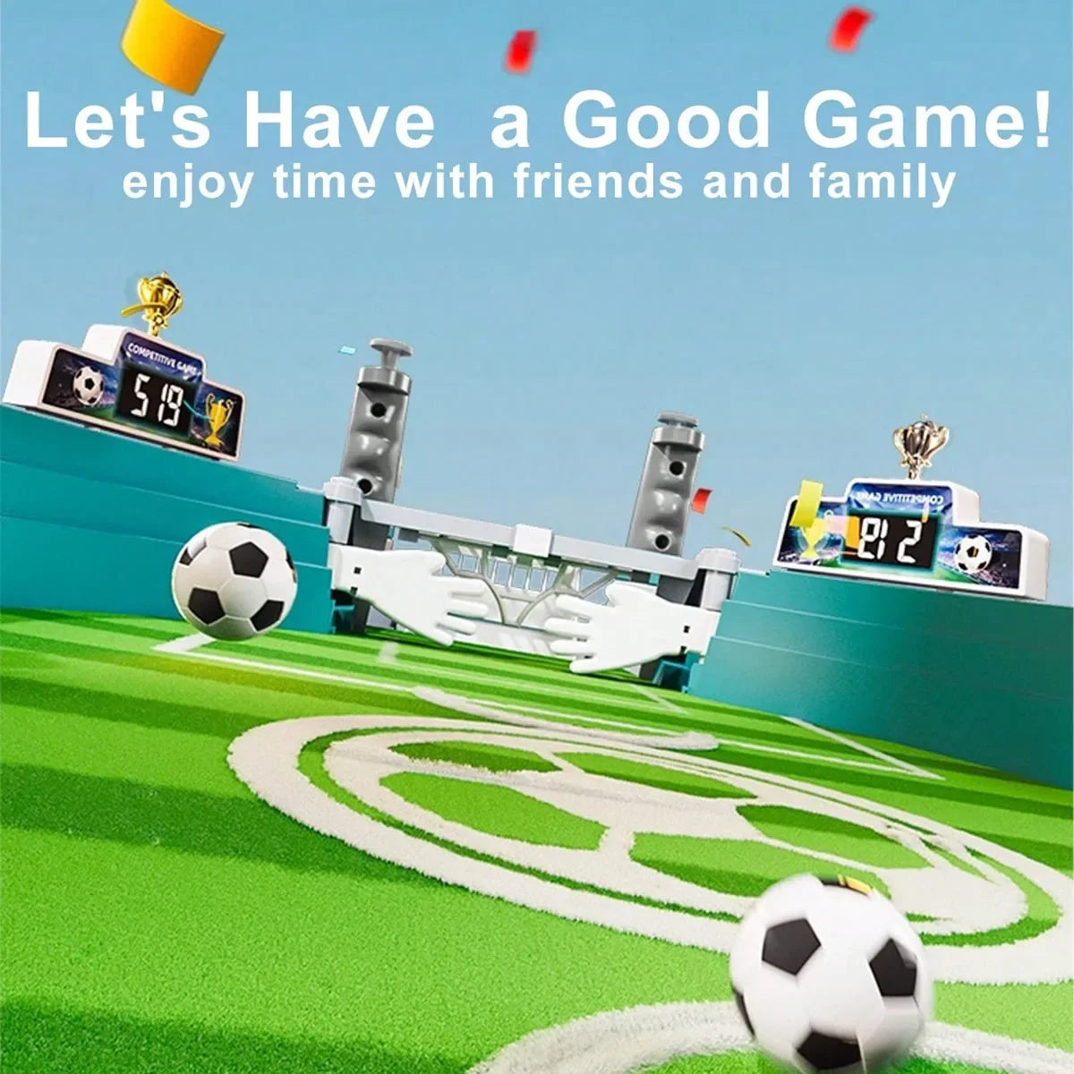 Table Football Game, Two-Person Football Game Table Game, Parent-Child Interactive Puzzle Game Table Football, Tabletop Soccer