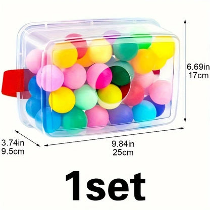 Outdoor Family Party Game - A Ball Box with 30 Colorful Balls, The Perfect Gift for Christmas, Thanksgiving and Halloween