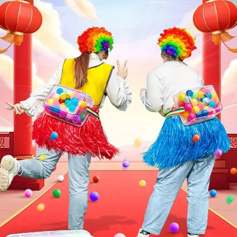 Outdoor Family Party Game - A Ball Box with 30 Colorful Balls, The Perfect Gift for Christmas, Thanksgiving and Halloween